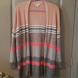 Maurices multi stripe cardigan. L